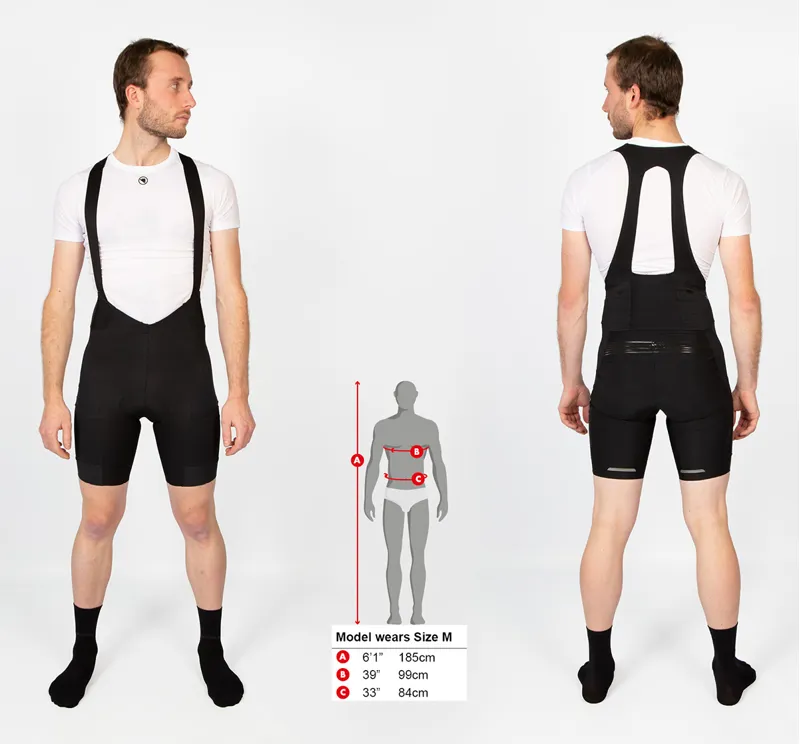 Endura GV500 Reiver Bibshorts with Pad Black -7